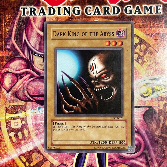 Dark King of The Abyss Yu-Gi-Oh - Picture 1 of 2
